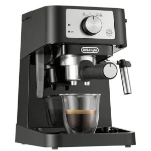 De'Longhi - Stilosa 15 Bar Pump Espresso Machine - Black and Stainless
