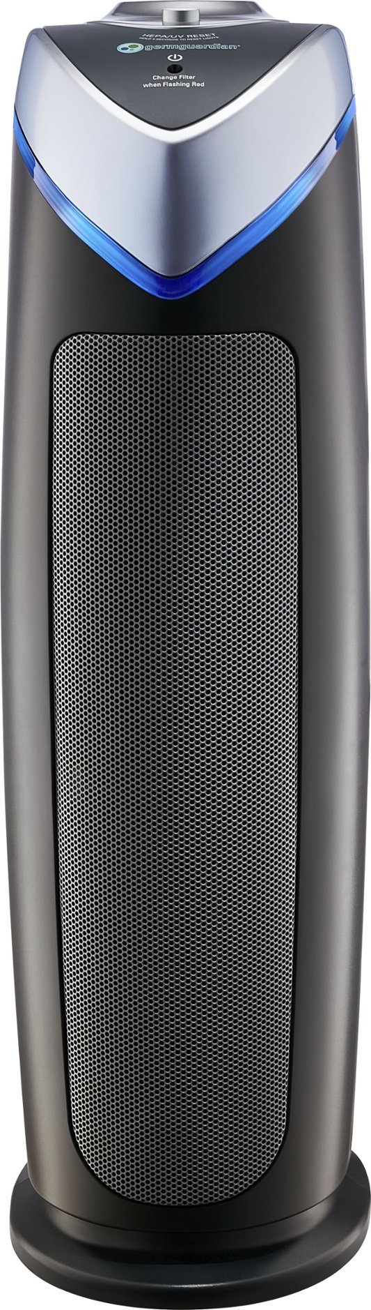 GermGuardian - 22" Air Purifier Tower with True HEPA Pure Filter & UV-C for 743 Sq Ft Rooms