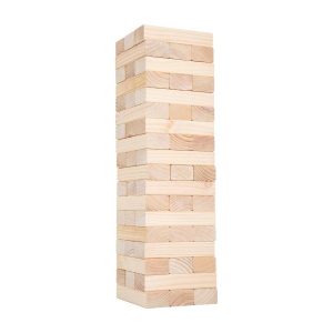 Classic Giant Wooden Blocks Tower Stacking Game for Outdoors