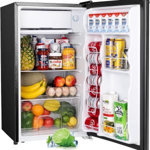 3.2 Cu.Ft Mini Fridge with Freezer