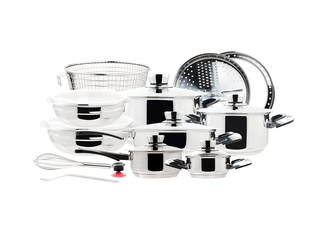 Nutri-Stahl 22pc Cookware Set