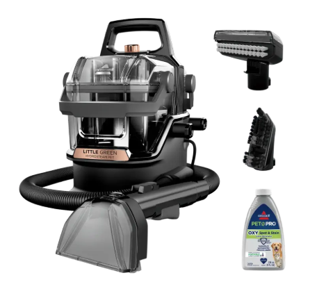 BISSELL - Little Green HydroSteam Pet Corded Portable Deep Cleaner